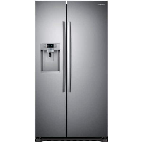 Samsung 22.3 cu. ft. Side by Side Refrigerator in Stainless Steel, Counter Depth