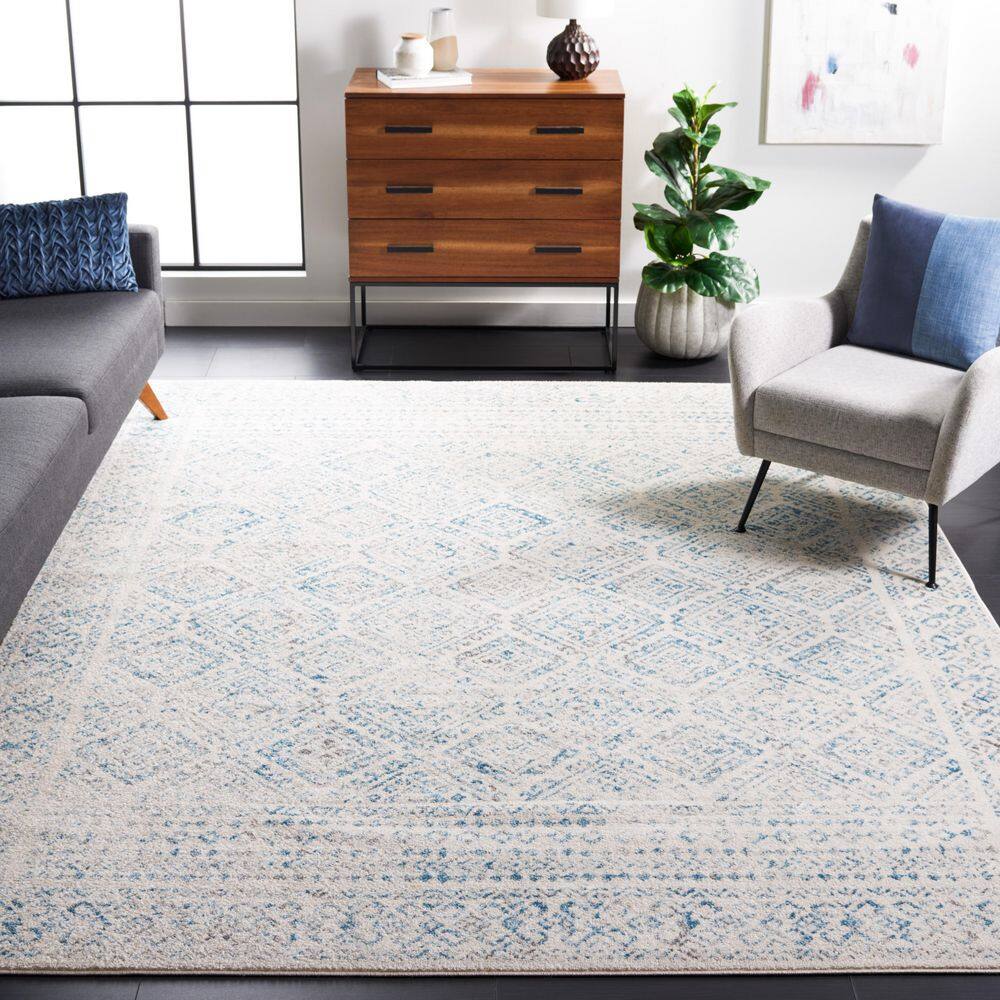 Tulum 12 X 15 Ivory/Turquoise Geometric Area Rug price history on PriceWatchPro
