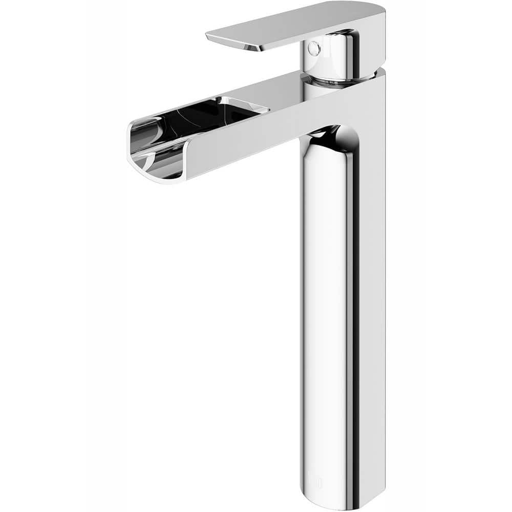 Amada Chrome Single Handle Vessel Sink Faucet