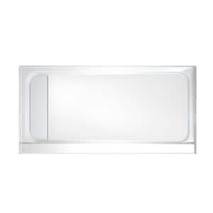 Catalina 60 in. L x 30 in. W Alcove Shower Pan Base with Left Drain in White