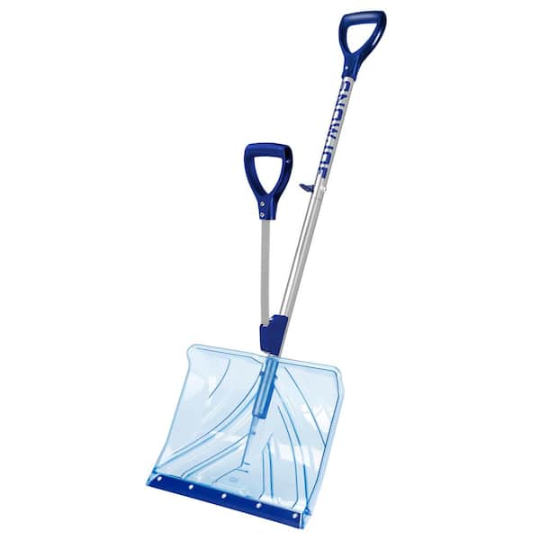 Details about   Shovelution 18 in Strain-Reducing Snow Shovel with Spring-Assist Handle 