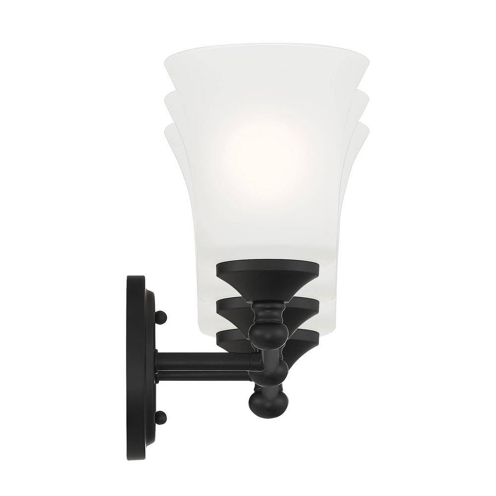 Bronson 23" Matte Black Outdoor Dimmable Vanity Wall Light