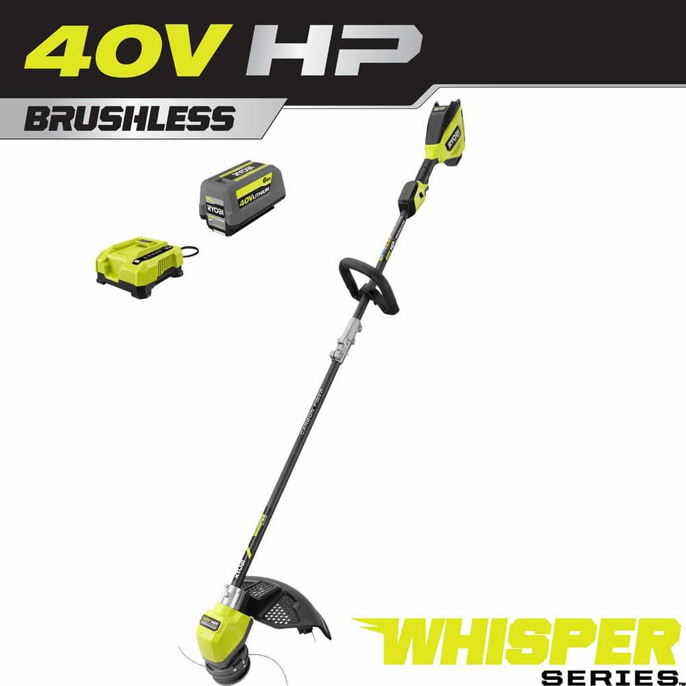 Ryobi 36v 2.0 ah straight shaft line trimmer online kit