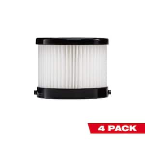 HEPA Dry Replacement Filters (4-Pack)