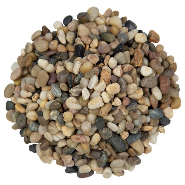 Msi Mixed Polished Pebbles 0 5 Cu Ft Per Bag 0 25 In To 0 75 In Bagged Landscape Rock 40 Lb Bag Mmix2pol40 The Home Depot