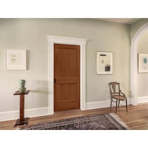 24 in. x 80 in. Monroe Hazelnut Stain Right-Hand Molded Composite Single Prehung Interior Door
