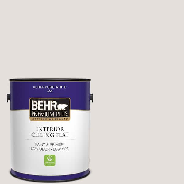 1 gal. #MQ3-03 Pink Chalk Ceiling Flat Interior Paint