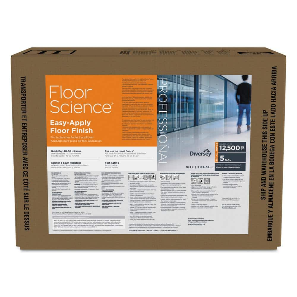 UPC 807174540406 product image for Diversey 5 Gal. Ammonia Scent Floor Science Easy Apply All-Purpose Cleaner Floor | upcitemdb.com