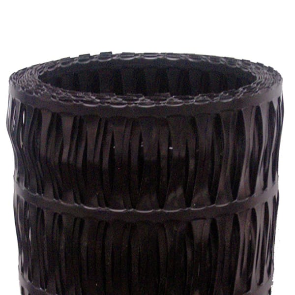 TENSAR 48 in. x 75 ft. Uniaxial Black High-Density Polyethylene GeoGrid Retaining Wall Reinforcement