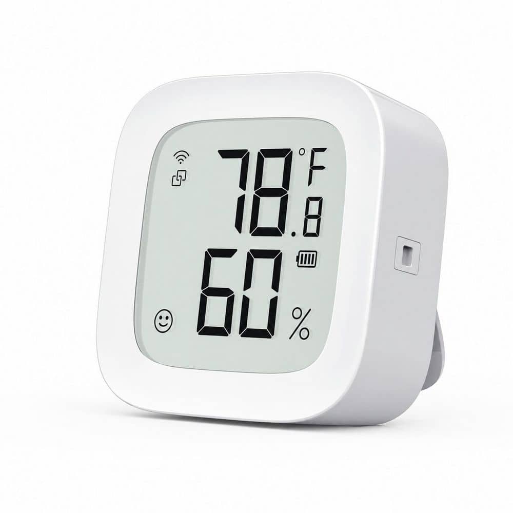 Electronic Ink Display Wireless Indoor Thermometer Hygrometer WiFi Bluetooth App Alert Data Export Monitor price history on PriceWatchPro