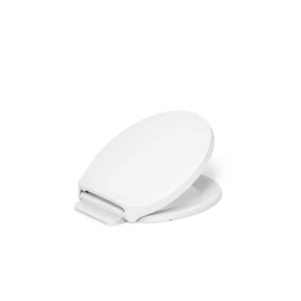 Drift Round ReadyLatch Quiet-Close Toilet Seat in White