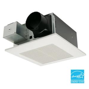 WhisperFit DC Condensation Sensor, Pick-A-Flow 50,80,110 CFM, ENERGY STAR Quiet EZ Install Ceiling Bathroom Exhaust Fan