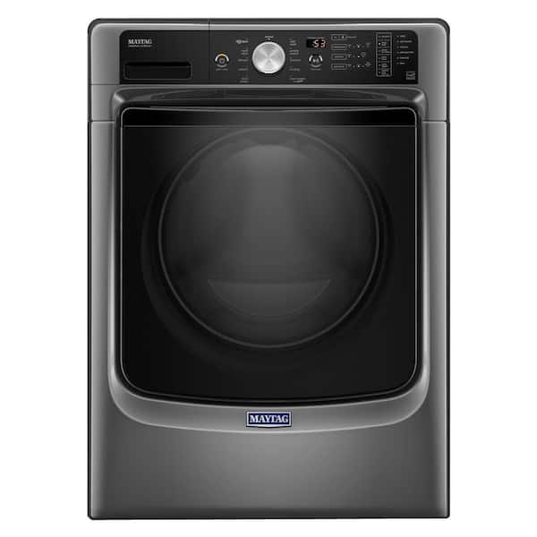 Maytag 4.5 cu. ft. High-Efficiency Stackable Metallic Slate Front Load Washing Machine with Steam, ENERGY STAR