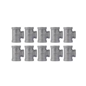 10 Pack 3/4 Inch Floor Flanges - Cast Iron Pipe Fittings For Industrial Furniture & DIY Projects