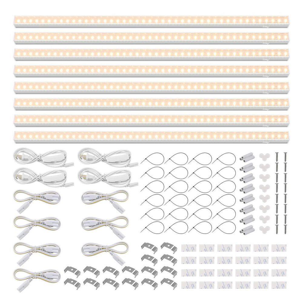 Pro 2 ft. Yellow Indoor Full Spectrum LED Grow Light Strip, Plug & Play Easy Installation for Greenhouse 8-Pack price history on PriceWatchPro