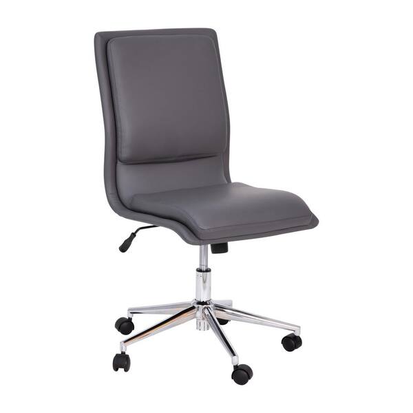Carnegy Avenue Gray Leather/Faux Leather Office/Desk Chair Table Top Only