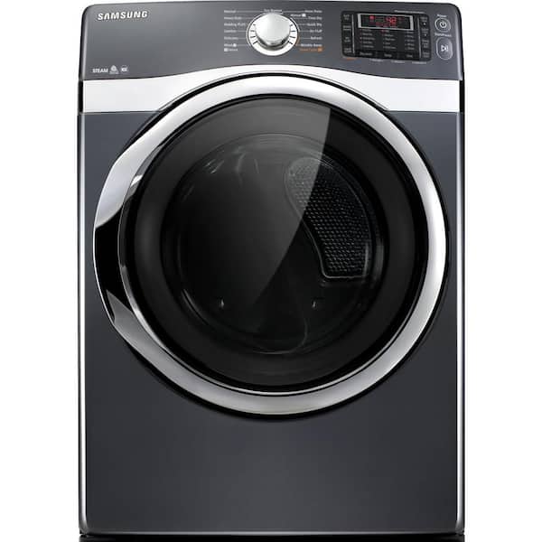 Samsung 7.5 cu. ft. Electric Dryer with Steam in Onyx-DISCONTINUED