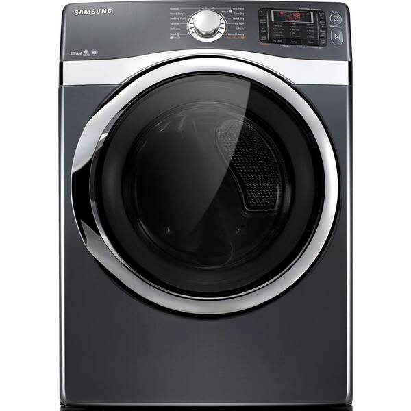 Samsung 7.5 cu. ft. Gas Dryer with Steam in Onyx-DISCONTINUED