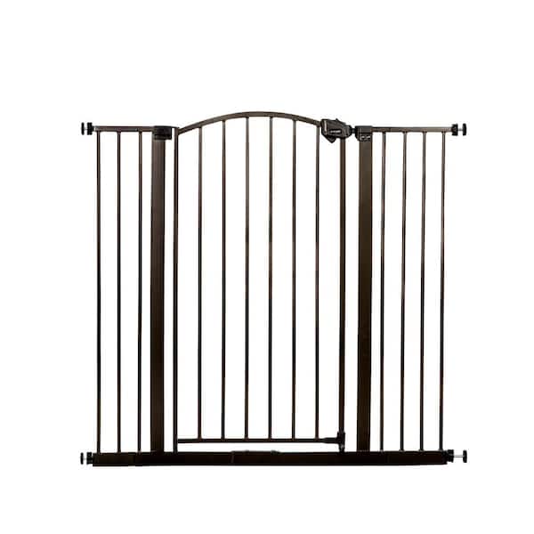 Regalo 36 in. Arched Decor Extra Tall Safety Gate in Bronze