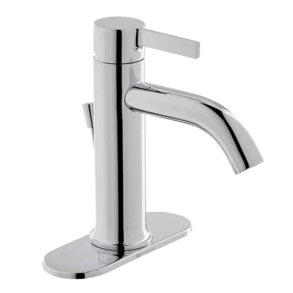 Glacier Bay Ryden Single Hole Single-Handle Bathroom Faucet in Chrome