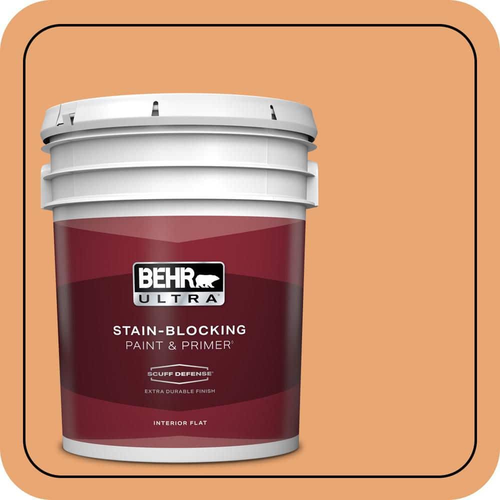 5 gal. #M230-5 Sweet Curry Extra Durable Flat Interior Paint & Primer price history on PriceWatchPro