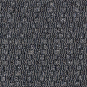 Social Network II  - Lagoon - Blue 21 oz. Nylon Loop Installed Carpet
