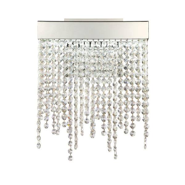 Eurofase Rossi Collection 1-Light Chrome LED Wall Sconce
