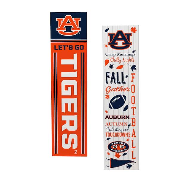 47 in. Double-Sided Leaner Fall Seasonal Porch Sign, Auburn University