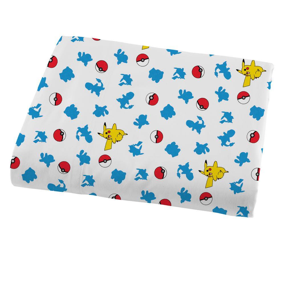 Pokemon First Starters Twin Multicolor Polyester Bed in a Bag Set