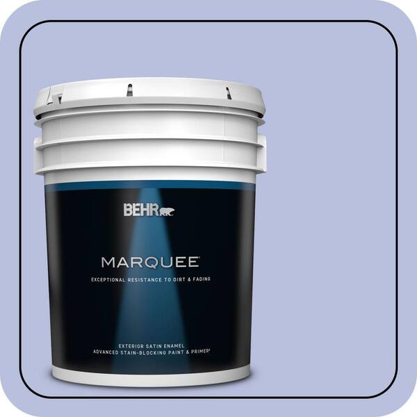 BEHR MARQUEE 5 gal. #MQ4-31 Stardust Evening Satin Enamel Exterior Paint & Primer