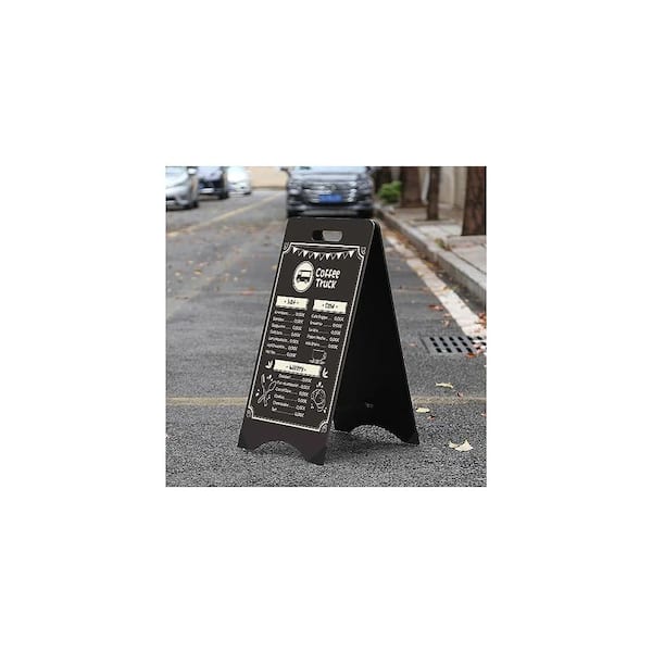 Afoxsos Double Sided A-Frame Chalkboard Sign Foldable Outdoor