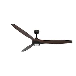 Solara 60 in. LED Indoor/Outdoor Oil Rubbed Bronze Smart Ceiling Fan with Light with Remote Control plus WiFi