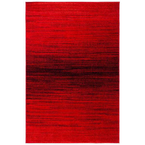 SAFAVIEH Adirondack Red/Black 6 ft. x 9 ft. Gradient Area Rug