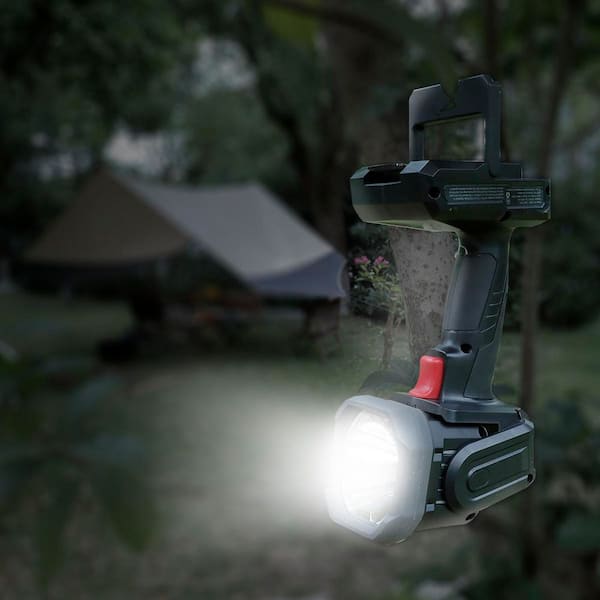 Husky 5000 Lumens Hybrid Power LED Rechargeable Swivel