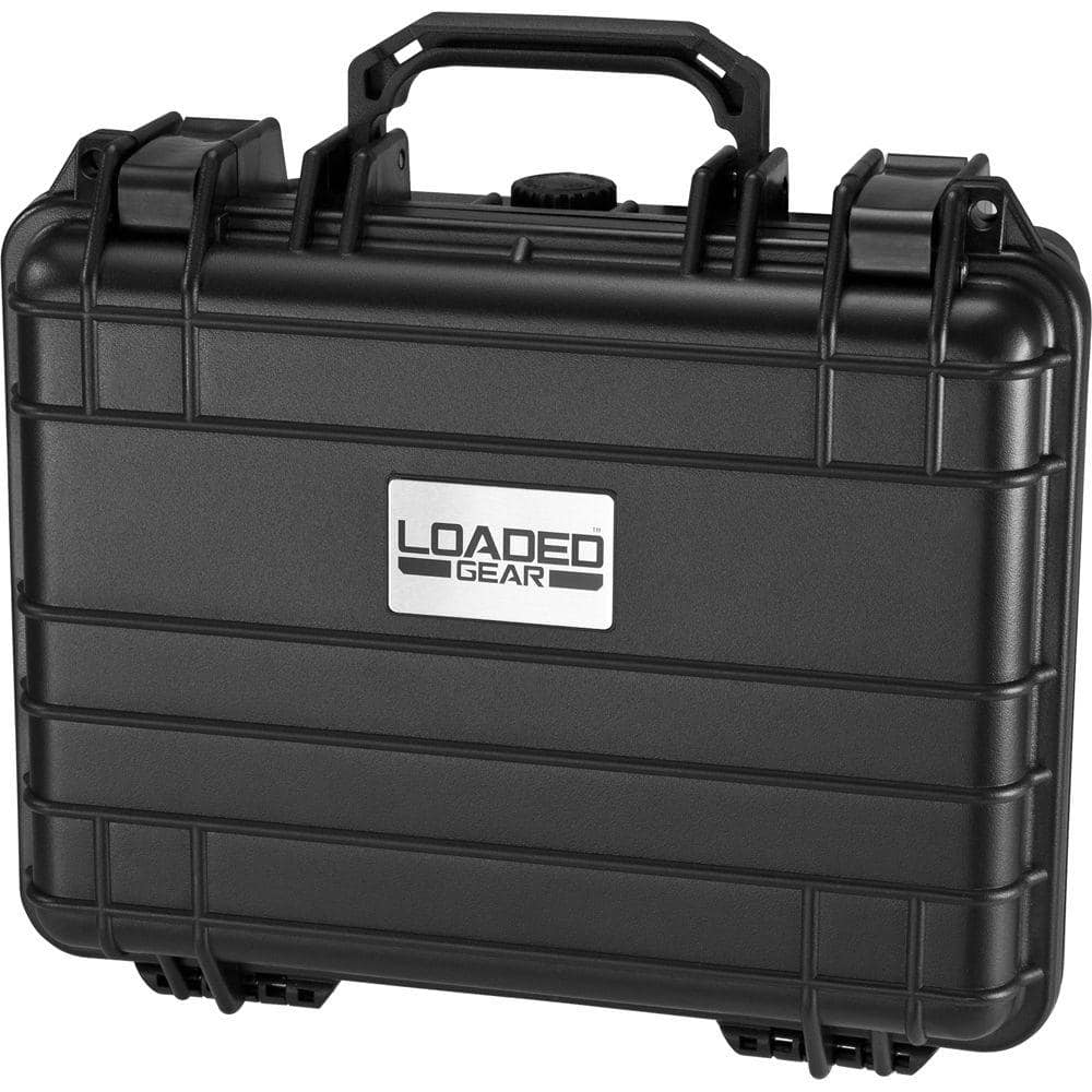 Hyper Tough 22-inch Toolbox, Plastic Tool and Hardware Storage, Black