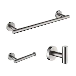 Magic Home Cabinet Stainless Steel Paper Towel Holder in Brushed Nickel (Pack of 2)