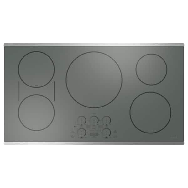 Cafe 36 in. Smart Induction Touch Control Cooktop in Stainless Steel with 5 Elements