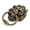 LakeFront Antique Bronze Lion Door Handle Classical Lion Head