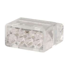 Ivory 4 Port Push-In Wire Connector (75-Pack)
