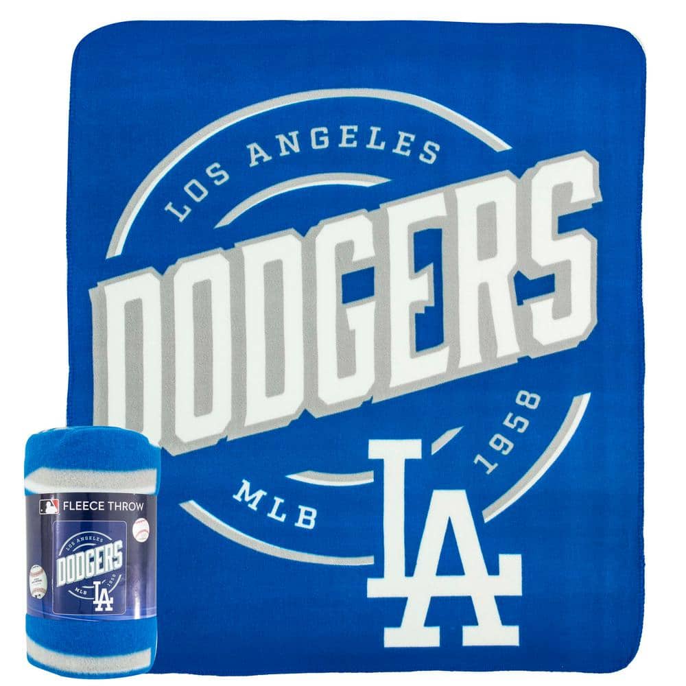 THE NORTHWEST GROUP MLB Dodgers Campaign Fleece MultiColored Throw