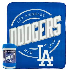MLB Dodgers Campaign Fleece Multi-Colored Throw Blanket