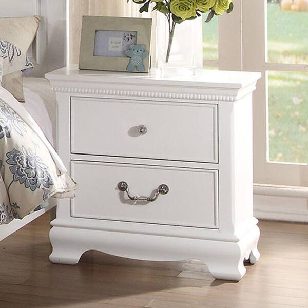 Benjara 16 2-drawer Traditional Wood Nightstand By Louis Philippe