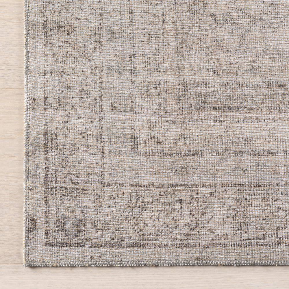 Giorgina Grey Rectangular Synthetic 8' x 10' Area Rug