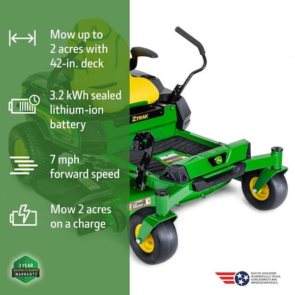 Z370R Electric 42 in. 3.2 kWh Battery Dual Electric Zero-Turn Riding Mower
