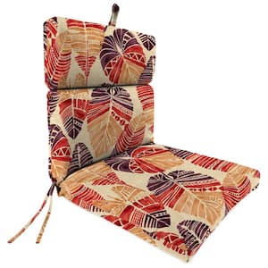 44 in. L x 22 in. W x 4 in. T Outdoor Chair Cushion in Hixon Sunset