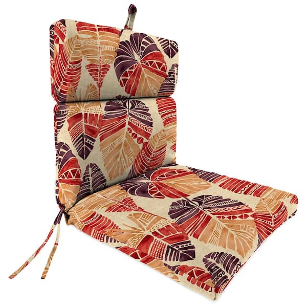 Jordan Manufacturing 44 in. L x 22 in. W x 4 in. T Outdoor Chair Cushion in Hixon Sunset