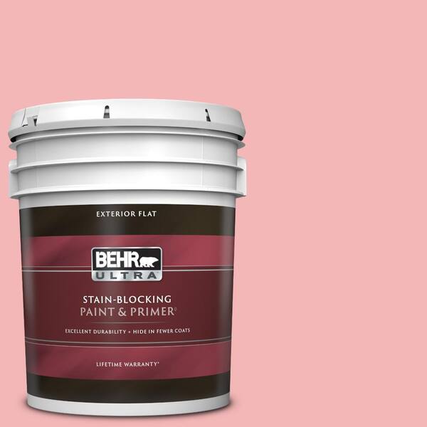 BEHR ULTRA 5 gal. #P170-2 Old Flame Flat Exterior Paint & Primer