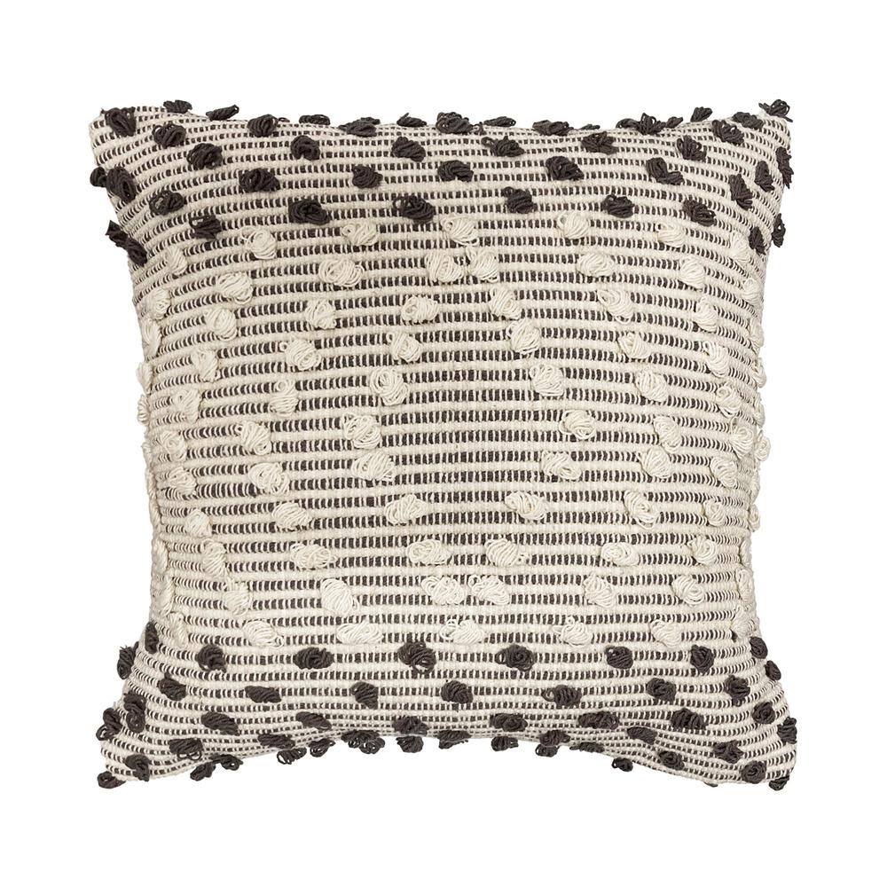 Handcrafted Inda Cotton Euro Decorative Pillow Cover 19" x 14"