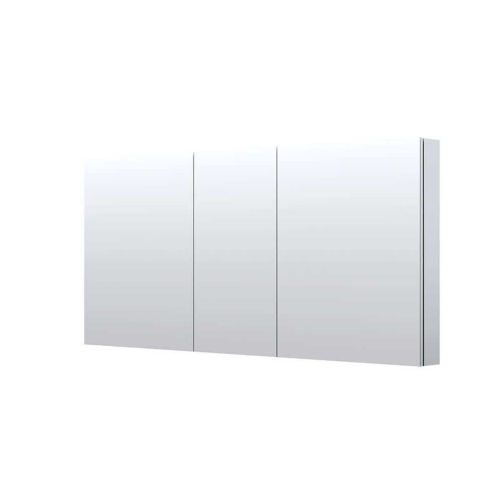 Combo 64 in. W x 30 in. H Rectangular Recess/Surface Mount Frameless Medicine Cabinet with Mirror, Soft Close Door price history on PriceWatchPro