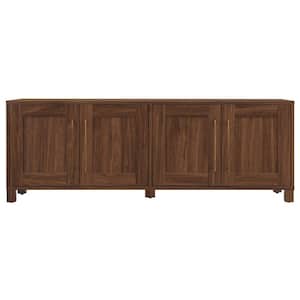 Chabot 68 in. Walnut Rectangular TV Stand Fits TV's up to 75 in.